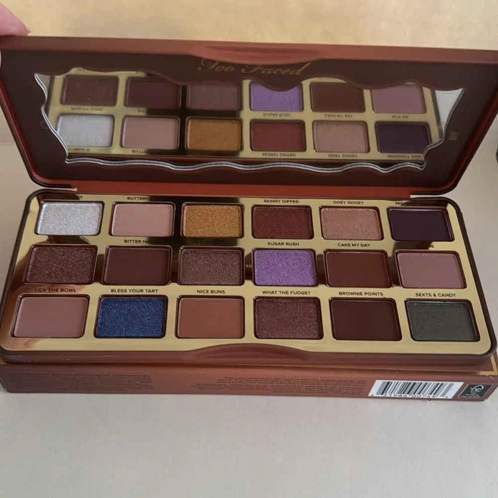 TOO FACED Better Than Chocolate Cocoa-Infused Eye Shadow Palette NIB
